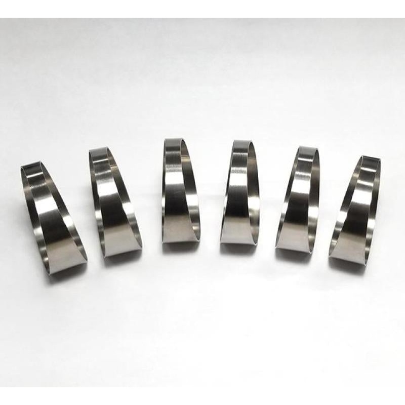 Ticon Industries 3.0in 7.5 Degree 1D/3in CLR Tight Radius 1mm Wall Titanium Pie Cuts – 6pk