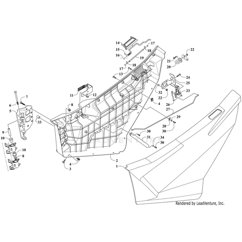 Washer- Grease Fitting By Arctic Cat