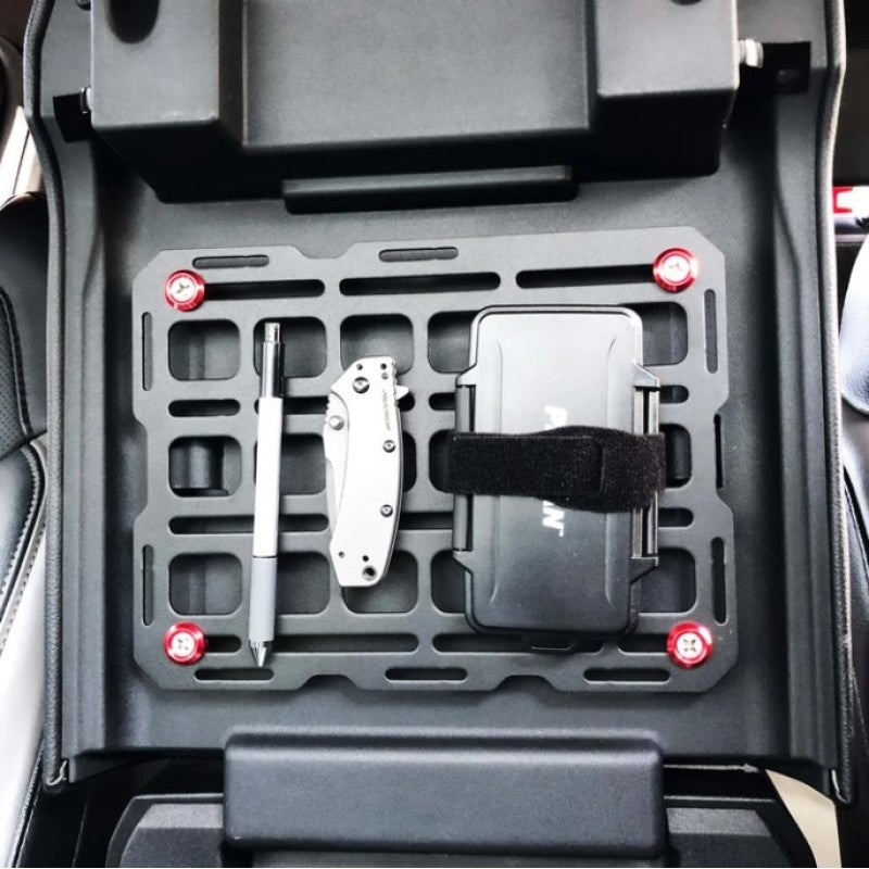 BuiltRight Industries 13in x 19.5in Tech Plate Steel Mounting Panel – Black