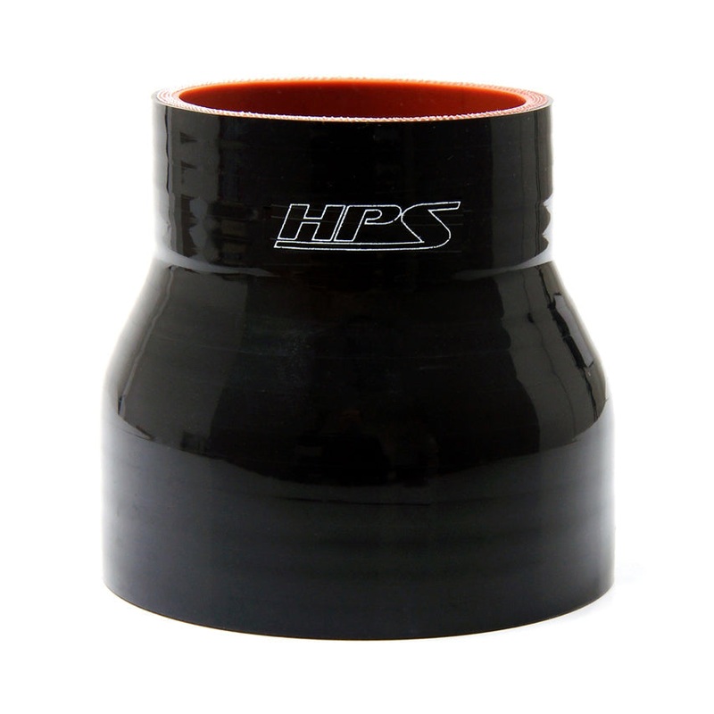 HPS 1-3/4″ – 2-1/2″ 4-ply Reinforced Silicone Straight Coupler Hose | Universal (HTSR-175-250-BLK)
