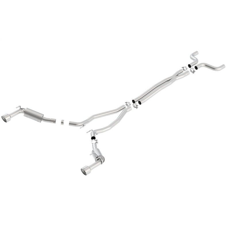 Borla 14-15 Chevy Camaro SS 6.2L V8 Single Split Rear Exit S-Type Catback Exhaust