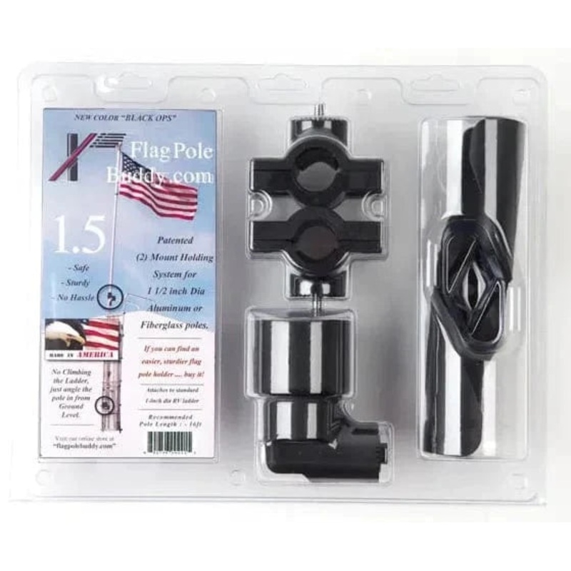 Flagpole Buddy 1.5″ Ladder Mount by 5150 Whips
