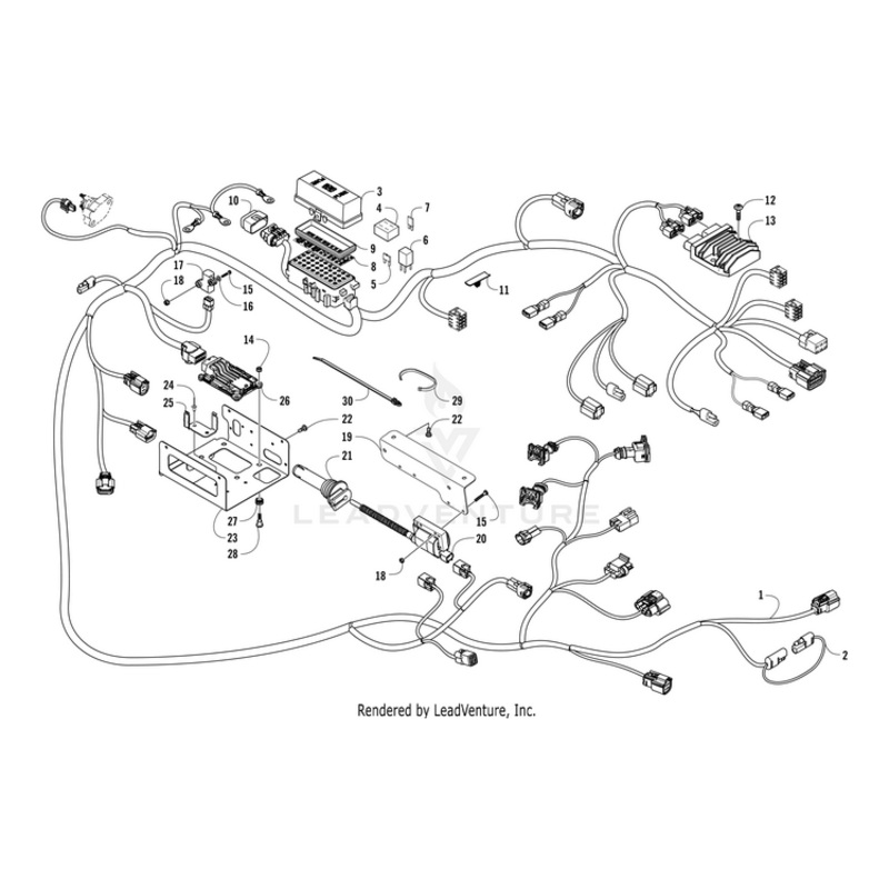 Tray, Electrical – Black By Arctic Cat
