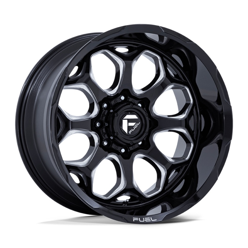 Fuel Wheels FC862 Scepter 20″ 8×180 Gloss Black Milled