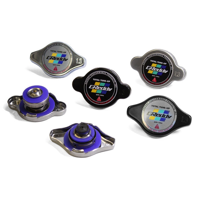 GReddy Type-N 1.3 Radiator Cap – Black | Multiple Honda/Toyota Fitments (13911001)