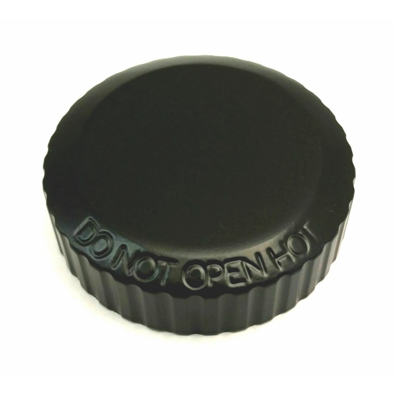 Roto Fab Coolant Reservoir Cap Cover Aluminum Satin Black