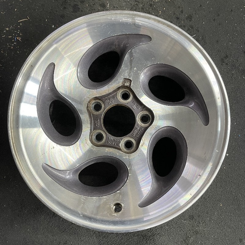 15″ MOUNTAINEER 97 15×7 aluminum 5 ovals charcoal Original OEM Wheel Rim