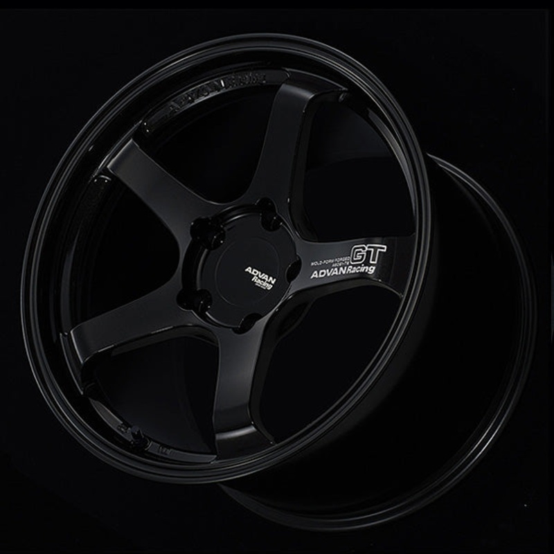 Advan GT Wheel for Porsche – 18×10.0 +52 | 5×130 | Racing Titanium Black