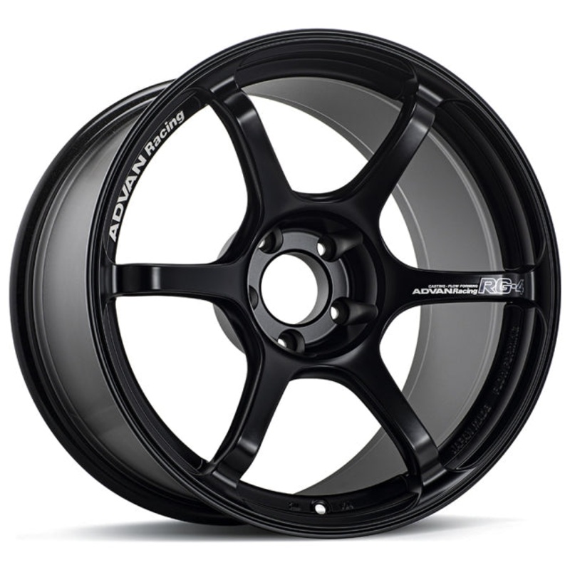 Advan RG-4 Wheel – 18×8.0 +45 | 5×120 | Semi Gloss Black