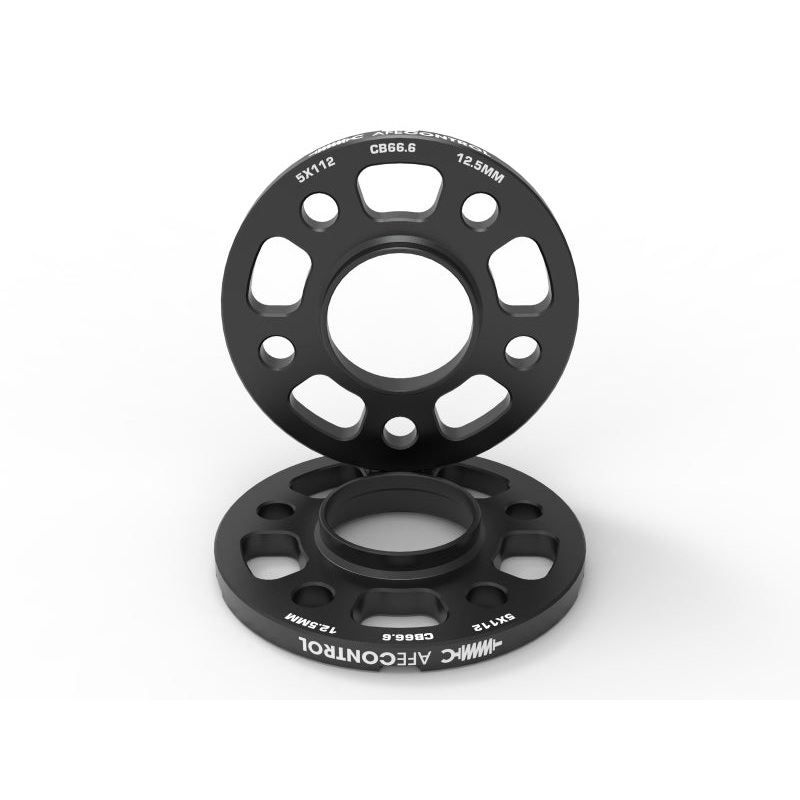 aFe CONTROL Billet Aluminum Wheel Spacers – 12mm | 5×112 | Center Bore: 66.6mm