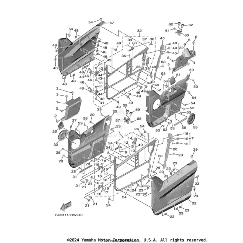 Side Panel Trim 2 by Yamaha