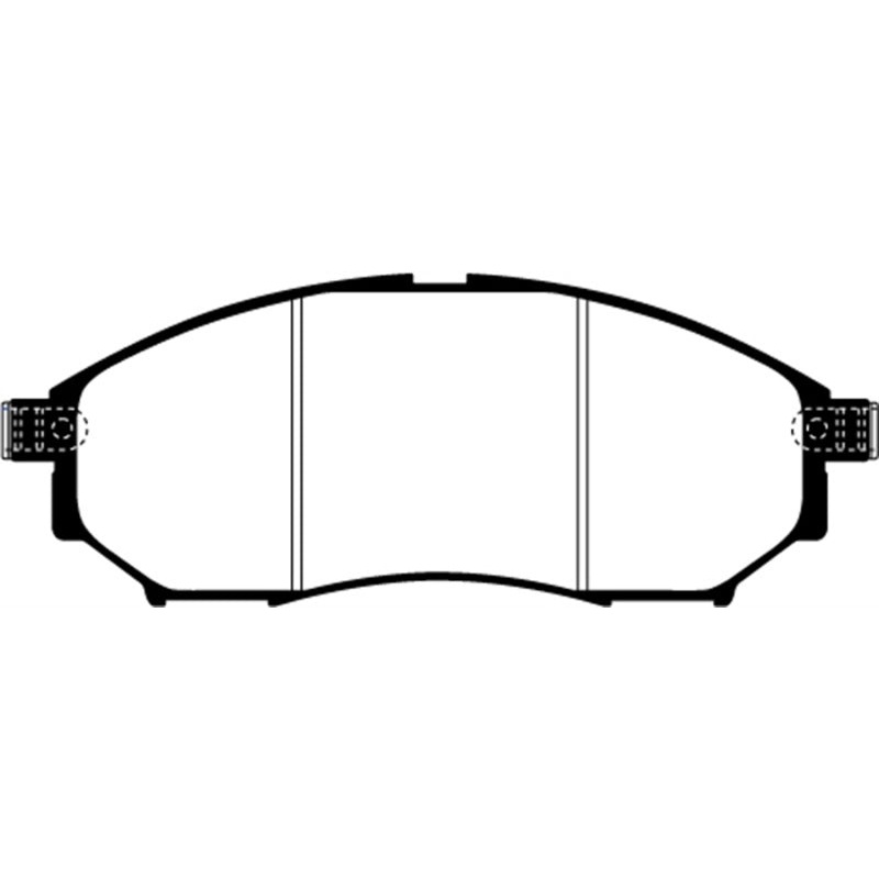 EBC 08-13 Infiniti EX35 3.5 Redstuff Front Brake Pads