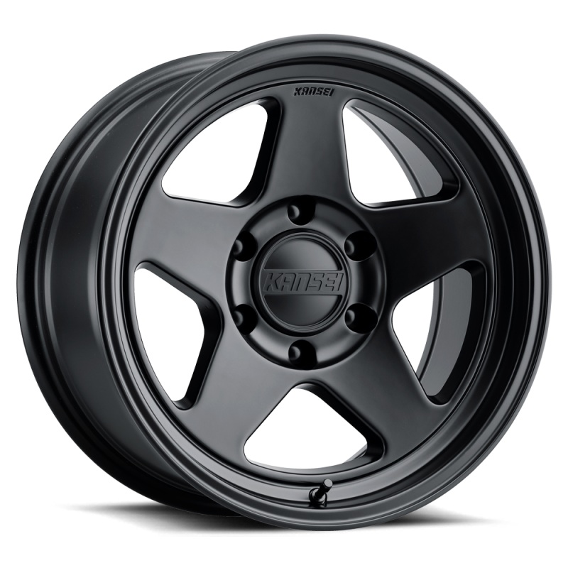 Kansei K12MB Knp 17×8.5in / 5×127 BP / -10mm Offset / 78.1mm Bore – Matte Black Wheel