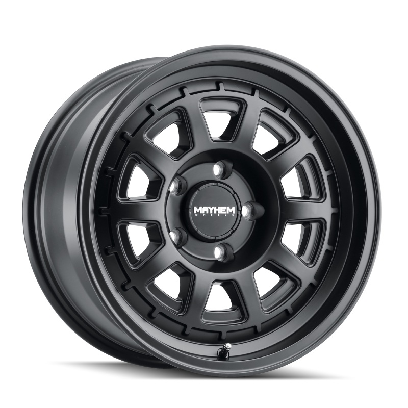Mayhem 8303 Voyager 17×8 / 5×114.3 BP / 38mm Offset / 72.6mm Hub Matte Black Wheel