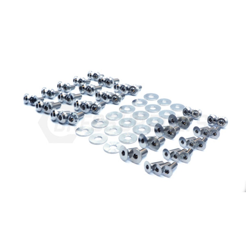 Dress Up Bolts 16-21 Civic Si Titanium Hardware Door Kit | Black | HON-053-Ti-BLK