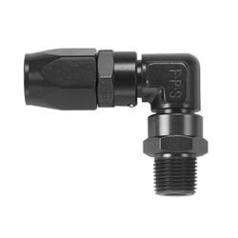 Fragola -16AN x 90 Degree x 1 5/16 – 12 (16) Hose End – Black