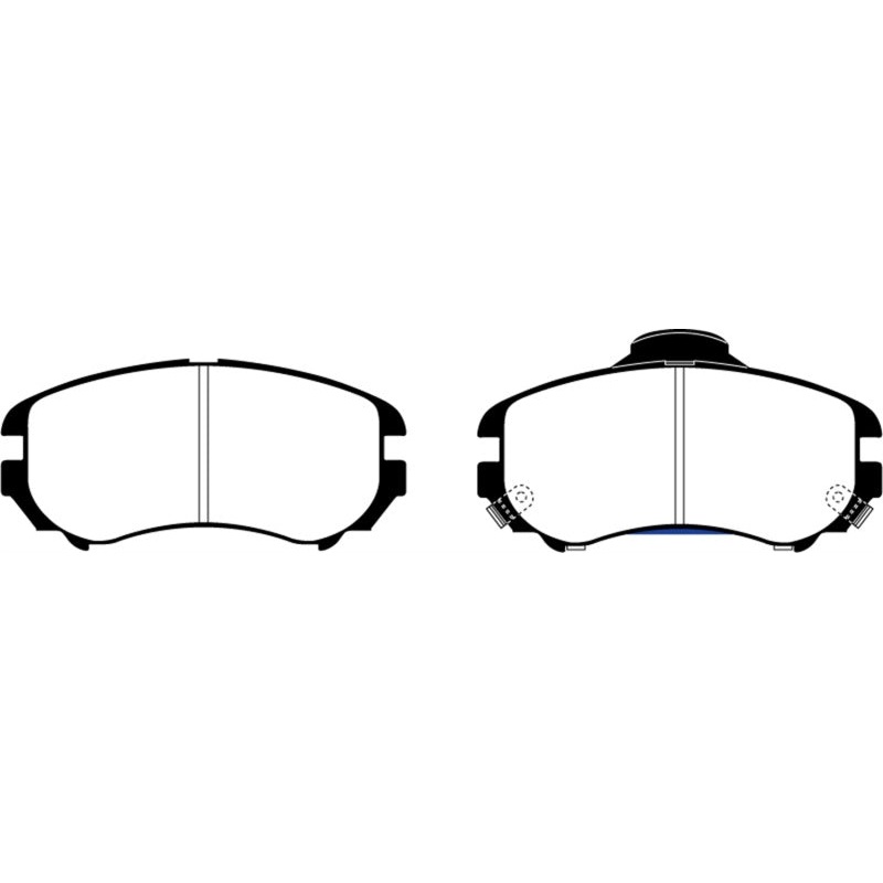 EBC 07-08 Hyundai Elantra 2.0 Redstuff Front Brake Pads