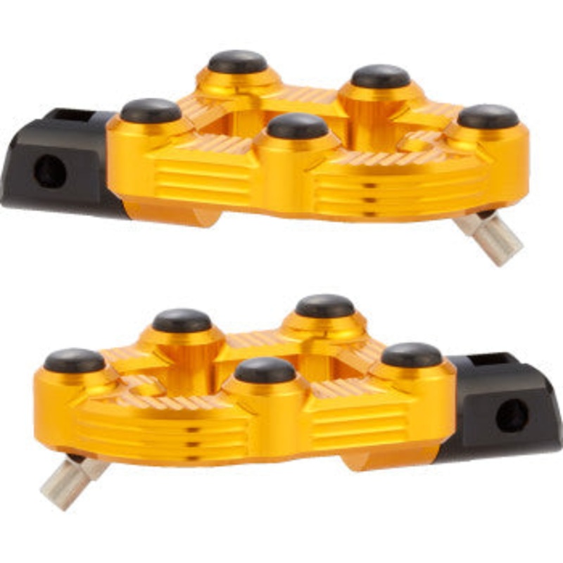 MX Footpegs – Driver – Gold by Arlen Ness
