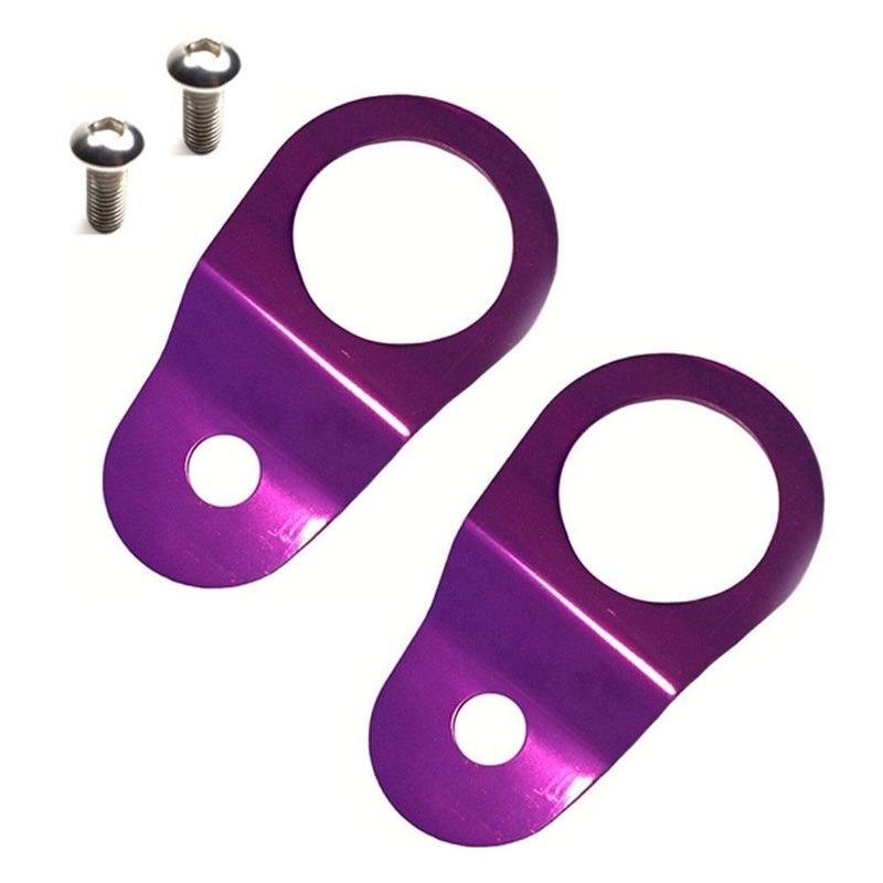 Torque Solution Radiator Mount Pair – Purple | 2001-2006 Mitsubishi Evo 7/8/9 (TS-EV-013c)