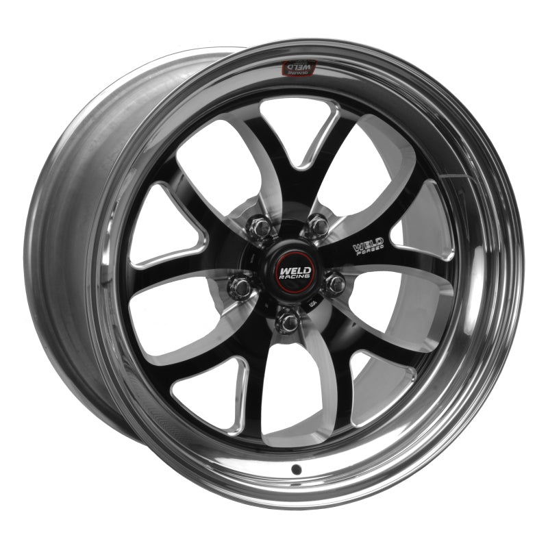 Weld S76 18×9 / 5x120mm BP / 6.1in. BS Black Wheel (High Pad) – Non-Beadlock