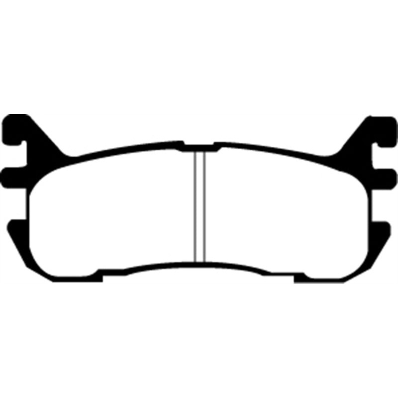 EBC 97-02 Ford Escort 2.0 Greenstuff Rear Brake Pads