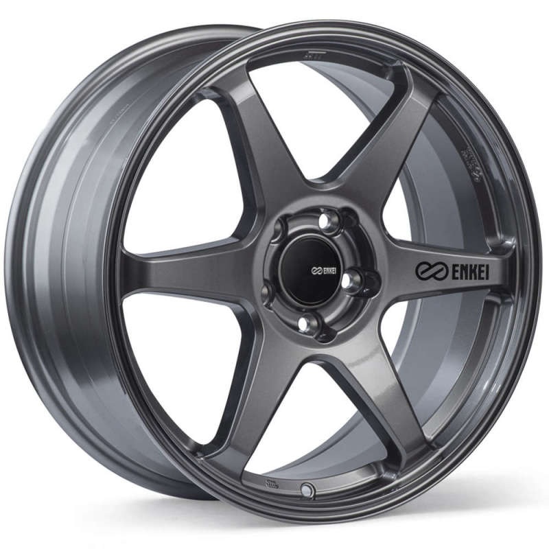 Enkei T6R 17×9 40mm Offset 5×114.3 Bolt Pattern 72.6 Bore Gloss Gunmetal Wheel
