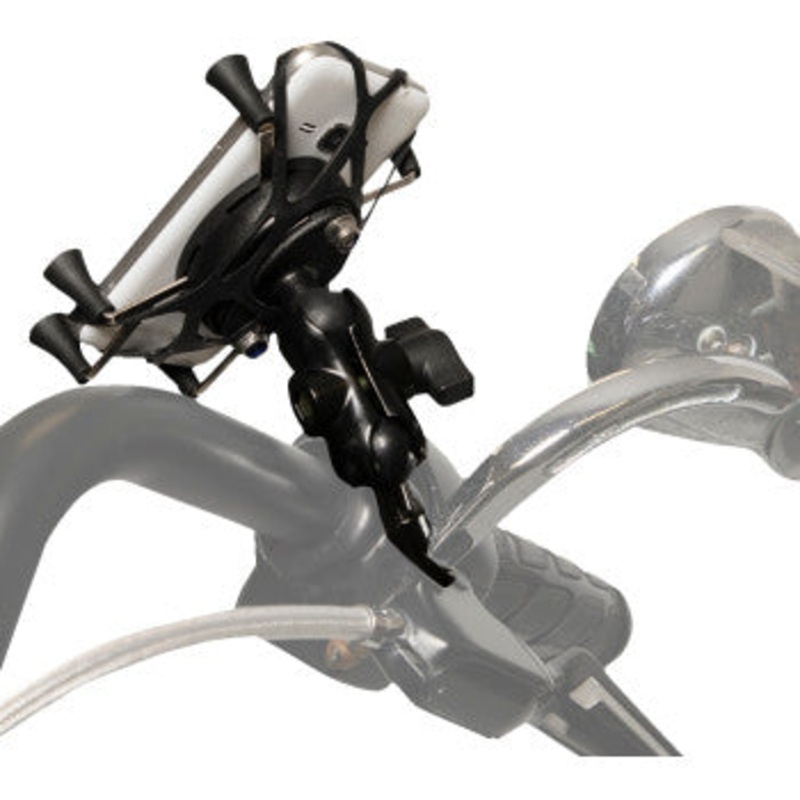 Phone Mount – Handlebar – Hex-Grip by Saddle Tramp