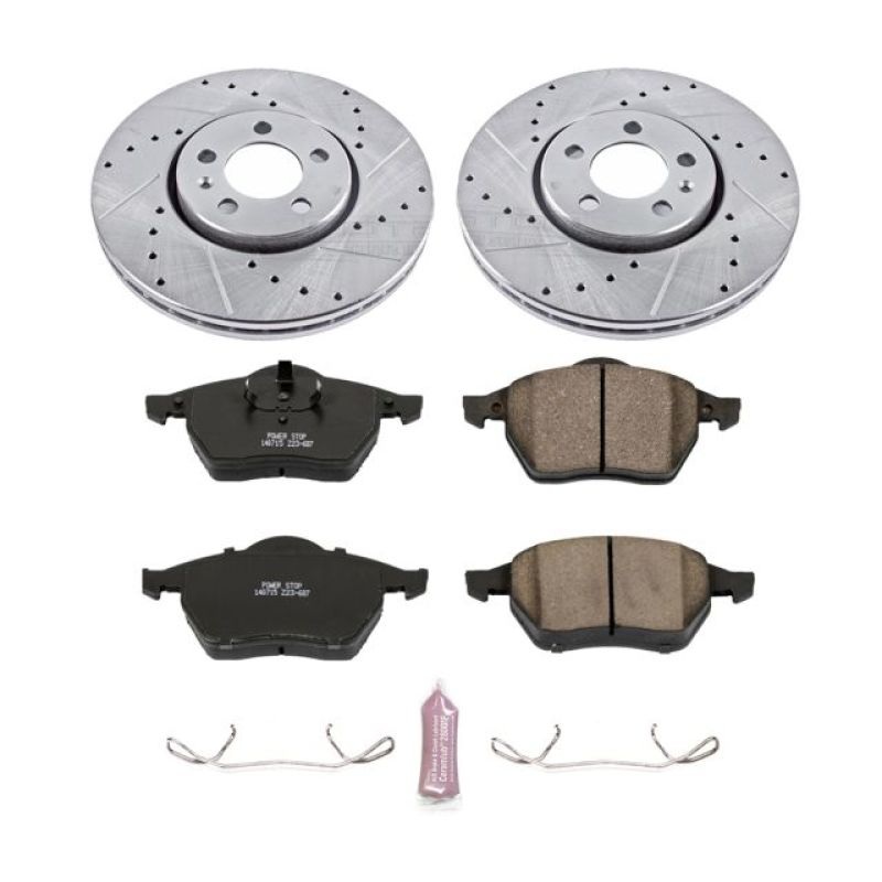 PowerStop Power Stop 1999 Volkswagen Golf Front Z23 Evolution Sport Brake Kit
