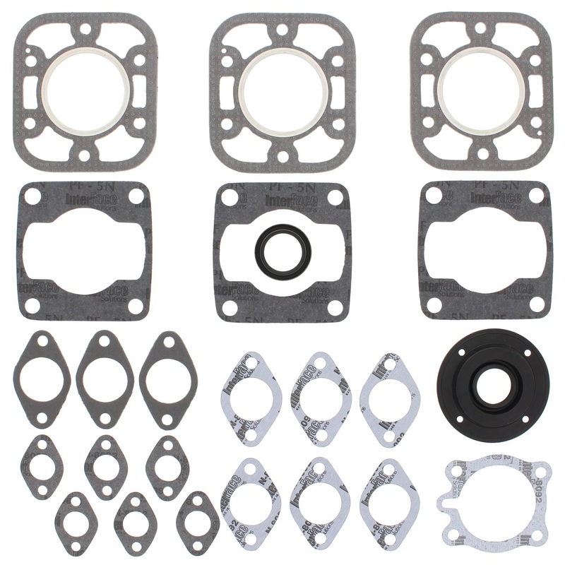 Vertex 711108 Gaskets 73-75 Brutanza 440 58mm Bore Complete Gasket Kit w/ Oil Seals
