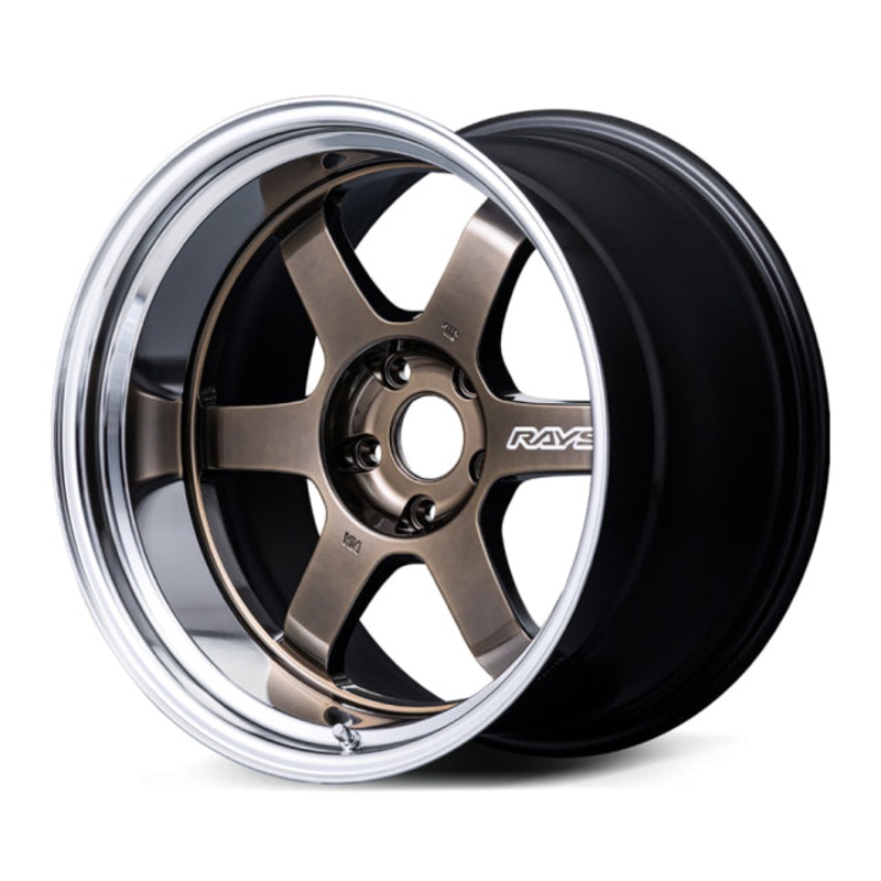 Volk Racing TE37V spec-SR Wheel  – 18×9.5 +22 | 5×120 | Shining Bronze Metal w/ FDMC Rim