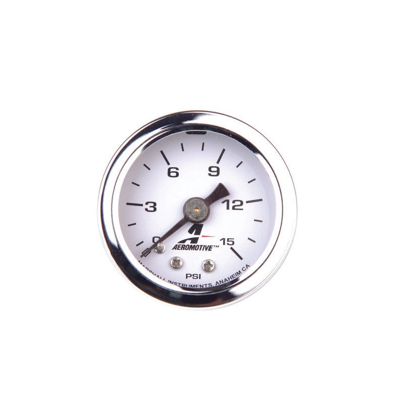 Aeromotive 0-15 PSI Fuel Pressure Gauge