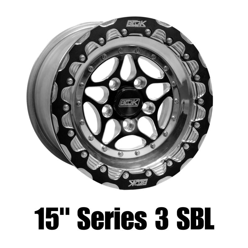 Belak 15×9 / 6in BS / 5×114.3 BP / High Pad / Series 3 Wheel – Single Beadlock Billet Outer Lip