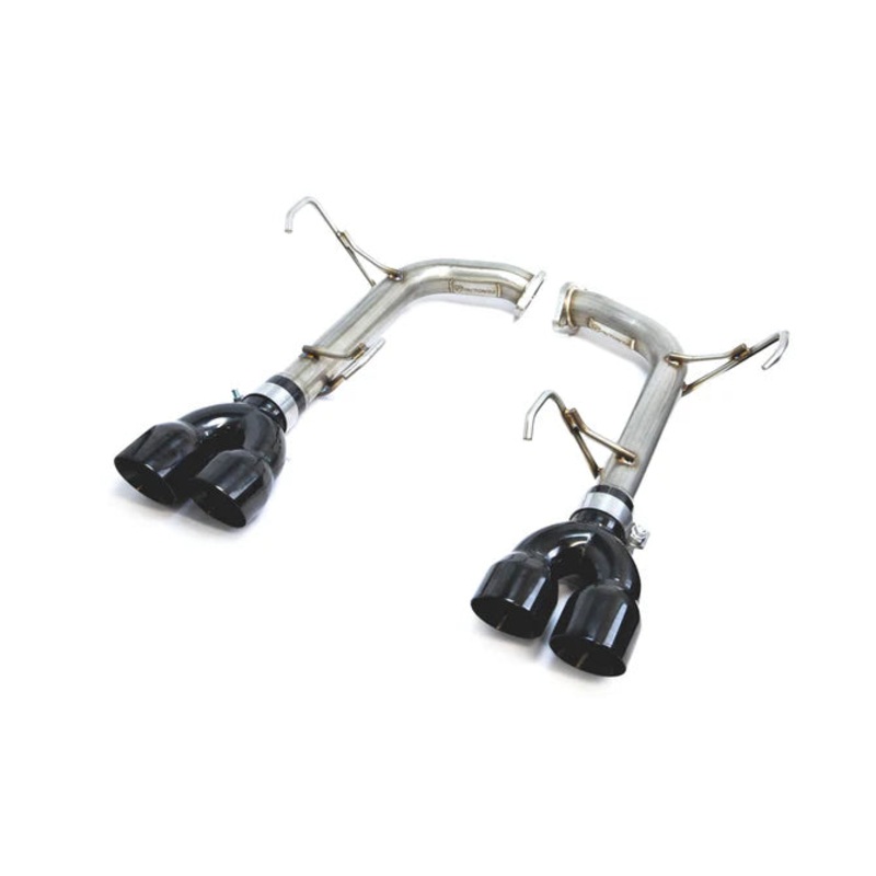 FactionFab [22-25 WRX] Axle Back Exhaust Dual Black Chrome Tip | 1.10255.3