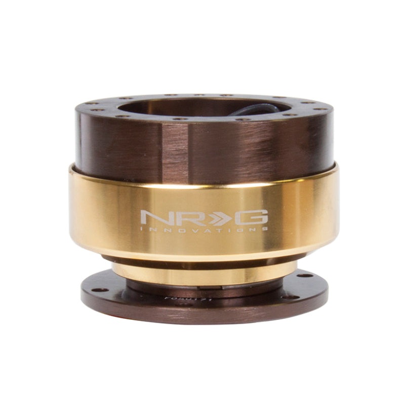 NRG Quick Release Gen 2.0 – Bronze Body / Chrome Gold Ring