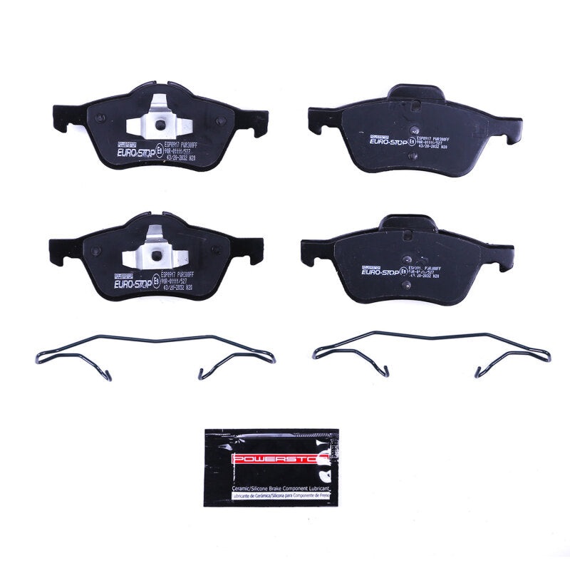 PowerStop Power Stop 02-08 Mini Cooper Euro-Stop ECE-R90 Front Brake Pads