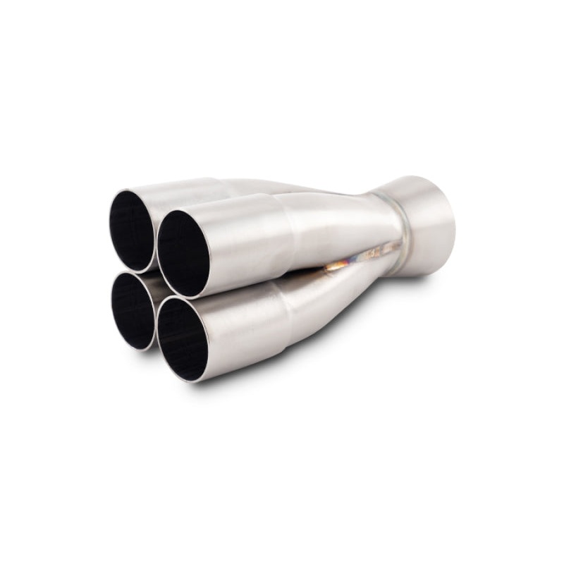 Vibrant 4-1 SS Merge Collector (1.50in Inlet Slipover ID 2.00in Merge Outlet OD) Single Unit
