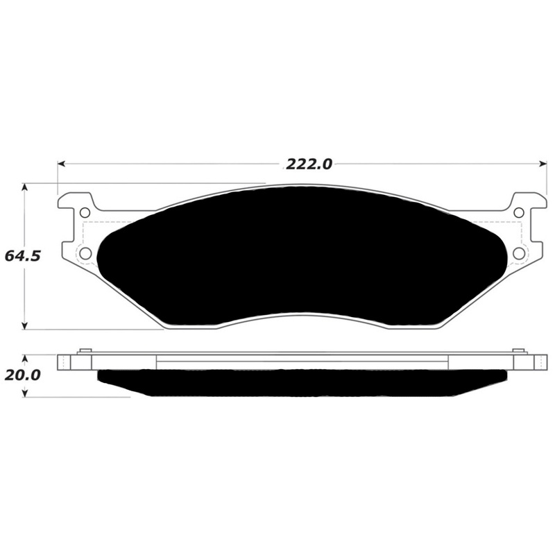 Porterfield Brake Pads for 2010 FORD F450 Super Duty