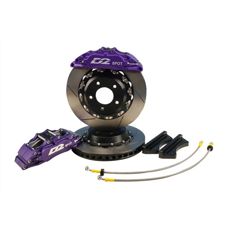 D2 Racing 4 Piston Rear Big Brake Kit with 330mm Rotors | Universal (D2-BBKR330-RC