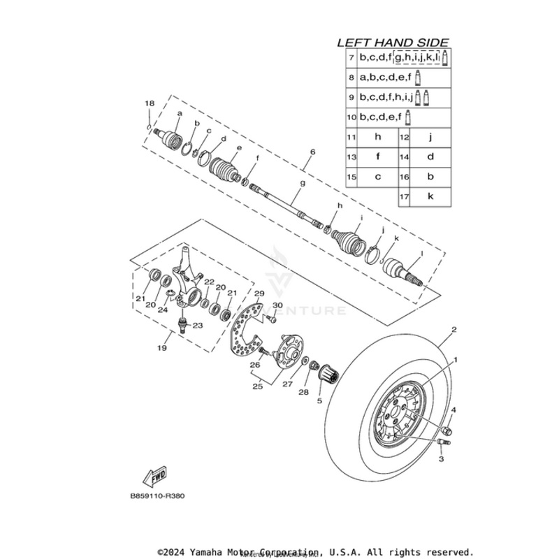 Drive Shaft Assembly by Yamaha