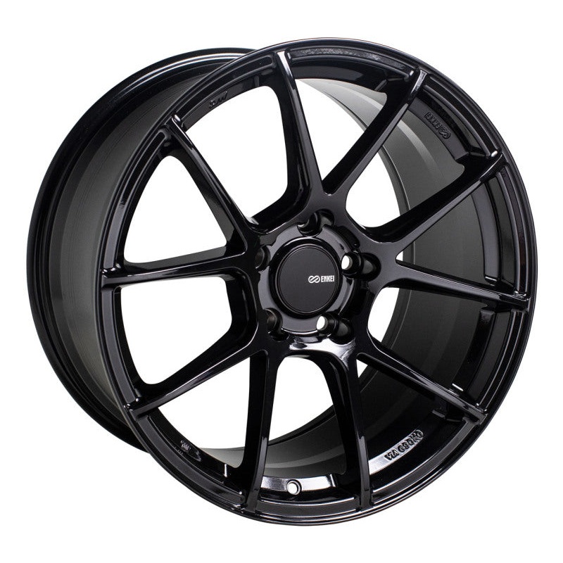 Enkei TS-V 18×8 5×114.3 35mm Offset 72.6mm Bore Gloss Black Wheel