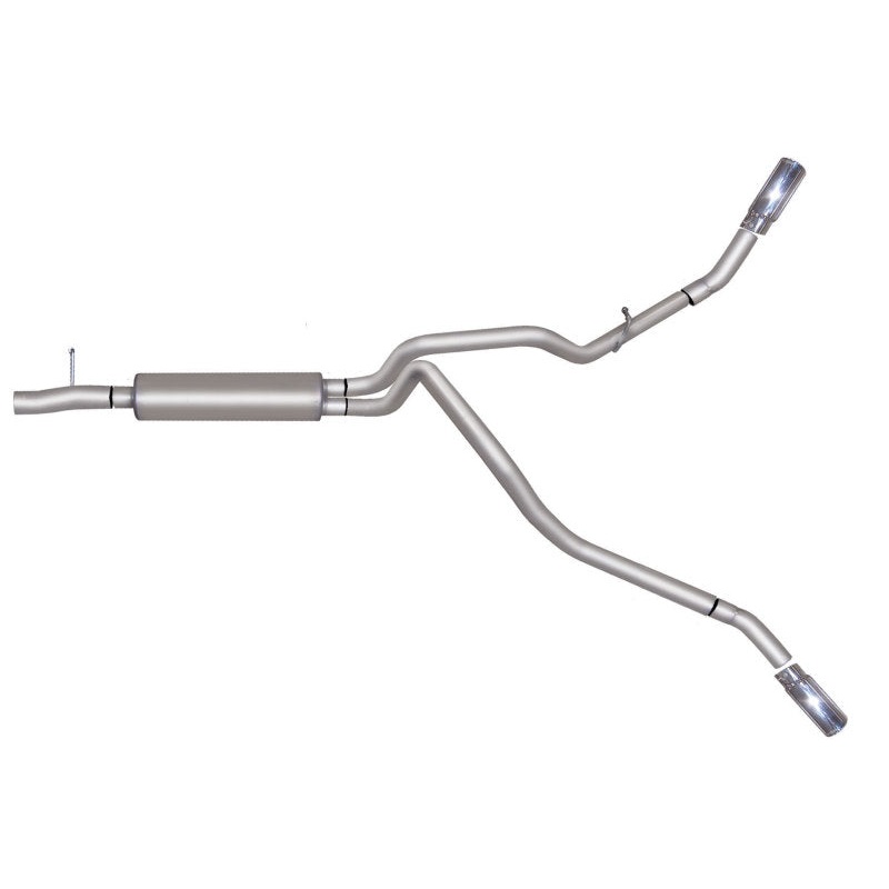 Gibson 08-09 Ford F-250 Super Duty FX4 5.4L 2.5in Cat-Back Dual Extreme Exhaust – Aluminized