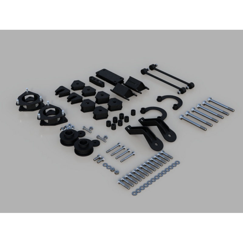 Traxda Lift Kit 2020-2024 Toyota RAV4 (2″ Front 2″ Rear) with subframe drops