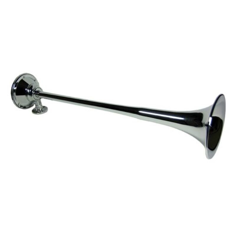 Kleinn Chrome Roof Mount Single Horn/ 21.5In – Chrome-Plated Spun Copper