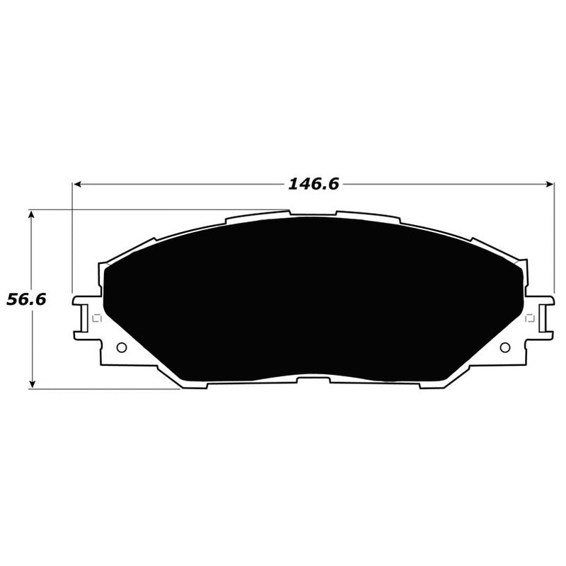 Porterfield Brake Pads for 2011 TOYOTA MATRIX AWD