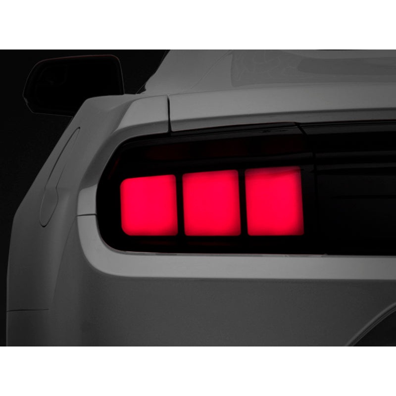Raxiom 15-22 Ford Mustang Profile LED Tail Lights – Gloss Black Housing | Smoked Lens