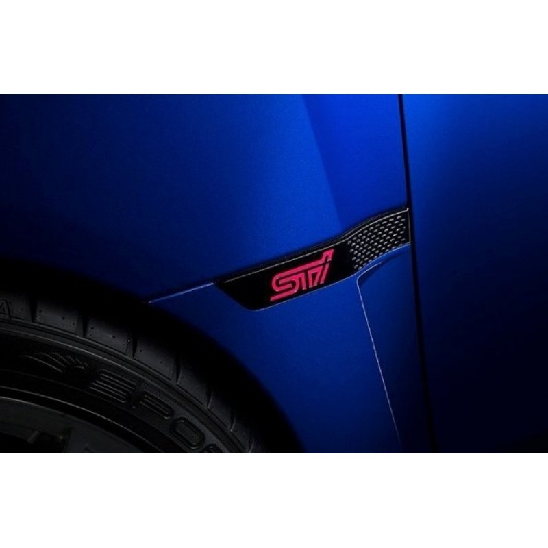 Subaru OEM [15-21 WRX/STI] STI Special Edition Cherry Blossom STI Side Ornaments | 91123VA300-91123VA310